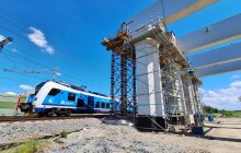 Stavba D1 u Přerova pokračuje. Teď se pracuje na jednom z celkových 14 mostů