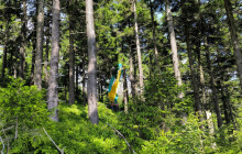 Paraglidista spadl u Sky Bridge na Dolní Moravě. Letěl pro něj vrtulník