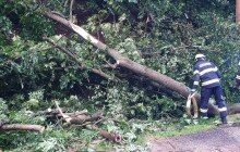 Bouřky v kraji. Hasiči zasahovali u 50 událostí