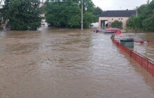 Silné bouřky v kraji. Přívalová vlna zalila ulice v obcích na Přerovsku