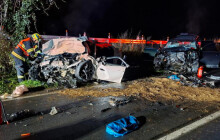 AKTUÁLNĚ: U Křelova se srazila dvě osobní auta. Jeden zraněný zemřel