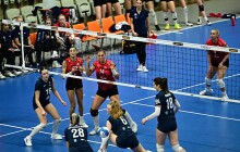 Šternberské volejbalistky podlehly Lvicím Praha ve třech setech