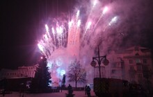 OBRAZEM: Ohňostroj v Prostějově přilákal davy