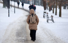 FOTOREPORT: Olomouc zpomalila. Jak vypadá zima v ulicích města