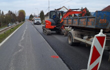 Opravy na silnicích v Týnečku i v Zábřehu míří ke konci. Hotovo bude do měsíce