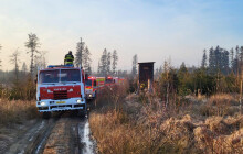 Hořel les na Olomoucku. Na místě bylo 8 jednotek hasičů