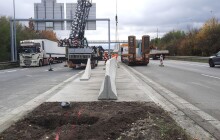 Silničáři osadí dálnici dělícím pásem. ŘSD odhaduje cenu na více než 400 milionů