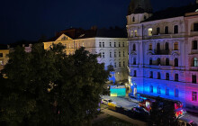 Hasiči zasahovali v centru Olomouce. Žena po dopadu zemřela