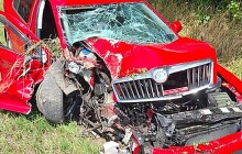 Vážná havárie mezi Měrotínem a Slavětínem, dva zranění