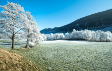 Na Pradědu napadl první sníh. Teploty padaly pod nulu