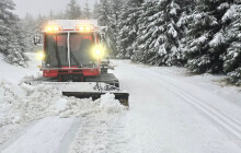 Na Pradědu a okolí nasněžilo přes 20 centimetrů. Vznikají první běžkařské trasy