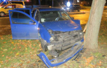 Jízda skončila nárazem do stromu. Devatenáctiletý řidič vyvázl bez zranění