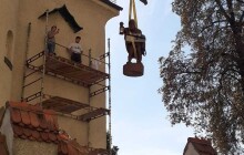 Olomoucká Vila Primavesi má zpět svou sochu ponocného