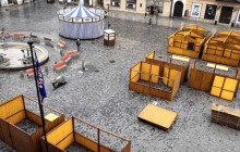 Vánoční trhy v Olomouci se blíží. Přípravy jsou v plném proudu