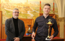 Město Olomouc ocenilo sportovce, šermíř a olympionik Jurka převzal hlavní cenu Sportovec roku Olomoucka