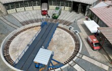 Muzeum železnice má opravenou točnu. Veřejnosti se prostory otevřou v září