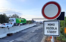 Oprava prostějovské estakády se blíží ke konci. Hotovo má být v listopadu