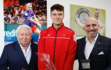 Pořád to hřeje u srdíčka, říká tenista Menšík po porážce Djokoviče