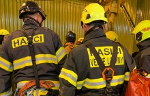 Hasiči zasahovali v elektrárně Dlouhé stráně. S dělníky se převrátila plošina