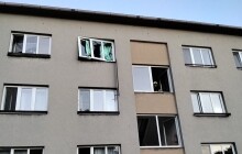 Výbuch plynu na Přerovsku. Pro zraněné letěl vrtulník