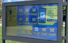 V Prostějově funguje nový digitální kiosek. Radnice ho pořídila za téměř 700 tisíc