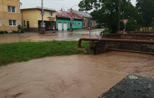 Druhé povodně za tři týdny. Problémy obec řeší