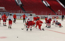 První tréninky na ledě. Olomoučtí hokejisté zahájili přípravu