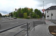 Chystá se zkušební provoz. Křižovatka je skoro hotová