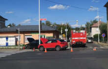 Dvě vozidla se střetla v Šumperku. Oba jsme vyjeli na zelenou, tvrdí řidiči