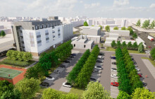 Nová budova Správy železnic v Přerově. Rozšíří se dispečerské pracoviště