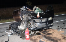 Nepřizpůsobil jízdu a narazil do dodávky. Během nehody na Uničovsku se zranili čtyři lidé