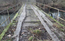 Oprava mostu u Březové. Město chce zlepšit přístup lesníků do městských lesů