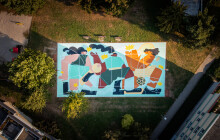 FOTO: Malba na hřišti i na kotelně. Jak dopadl letošní Street Art Festival?