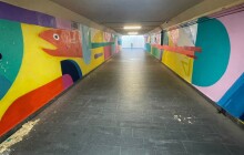 Už se maluje. Podchod v Olomouci se rozzáří barvami