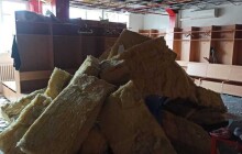 Při rekonstrukci střechy napršelo do olomouckého zimního stadionu