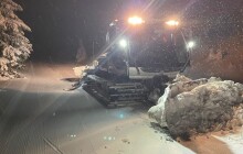 Na Ovčárně leží už půl metru sněhu, do terénu vyrazili první běžkaři