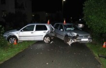 Opilý třiatřicetiletý řidič havaroval se svým vozem na Jesenicku