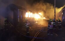 Požár vagonů v Přerově. Provoz na železnici nebyl omezen