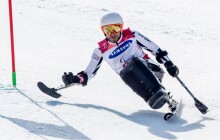 Lidé v Olomouckém kraji si mohou na sjezdovkách vyzkoušet lyže pro handicapované