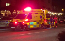 Dramatický závěr hokejového zápasu. Pro fanouška vyjela záchranka