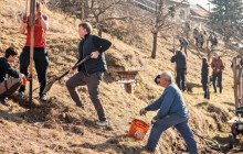 Sadili studenti i místní. Na Prostějovsku založili nový sad