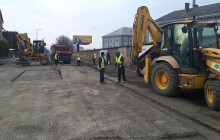 Oprava průtahu Šternberkem začala. Řidiči jezdí obousměrně po Nádražní