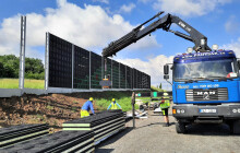 Protihlukové stěny podél dálnic přibývají, za osm let se prodloužily o 77 procent