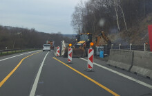 Z Mohelnice do Moravské Třebové s omezením. Silničáři opravují opěrné zdi