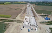 Úsek dálnice u Přerova má být hotový v prosinci. Práce pokračují, část zprovozní už v červnu