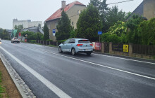 Silnice je po opravách opět průjezdná. Průtah Šternberkem má nový povrch
