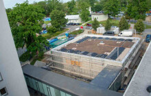 Katetrizační sál i nové zázemí. Ve FN Olomouc roste nový pavilon pro kardiologii