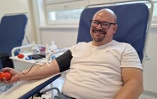 Mobilní odběrový tým odebíral krev ve Šternberku