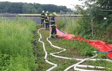 V Hustopečích hrozí další riziko. Hasiči připravují protipovodňová opatření kvůli dešťům