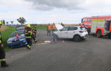 Policisté řešili dvě vážné nehody na Přerovsku. K jedné vzlétal i vrtulník